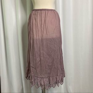 Gudrun Sjöden cotton A-line layering skirt, slip, underskirt petticoat Lagenlook
